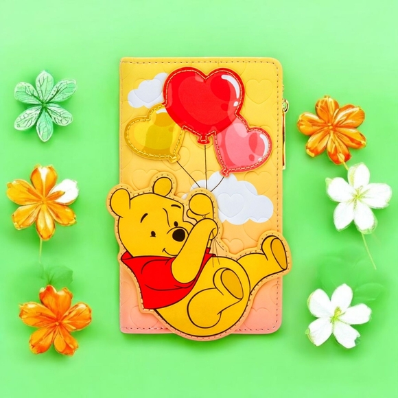 Loungefly Disney Winnie the Pooh Plush Mini Backpack, Tumbler, Wallet & Charm - Picture 13 of 16